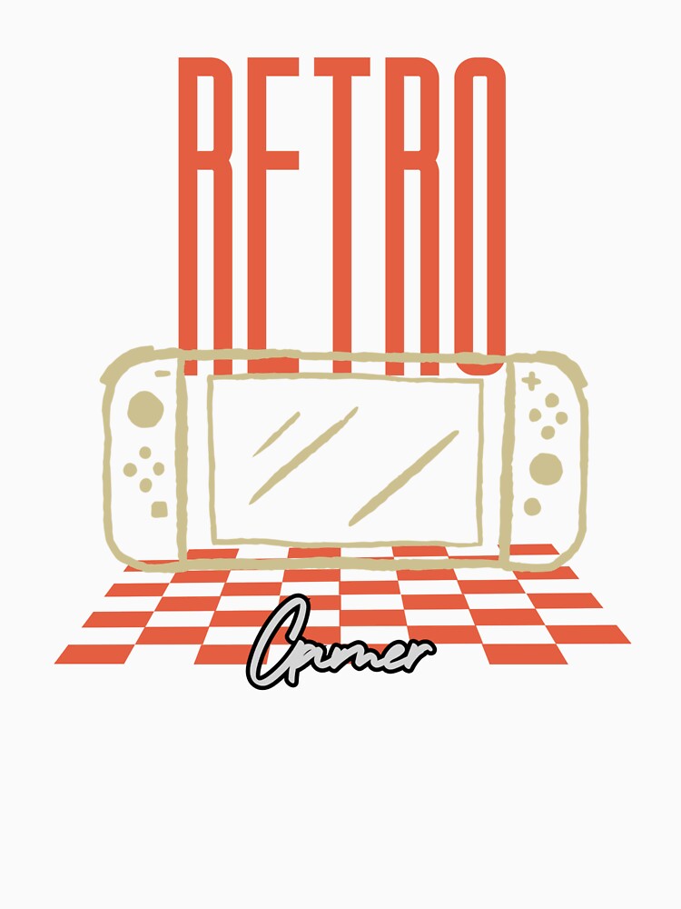 Retro Gamer  Vintage Gaming Design by Nol1ytv