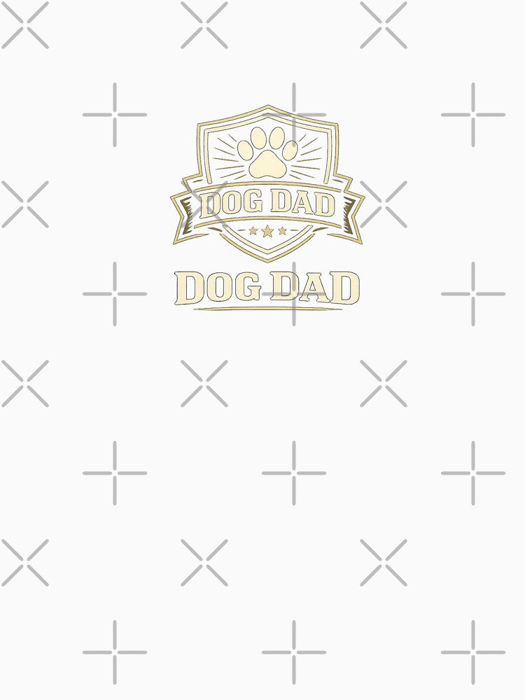 Dog Dad Paw Badge Pet Parent Gift Design by CLOUTKULT