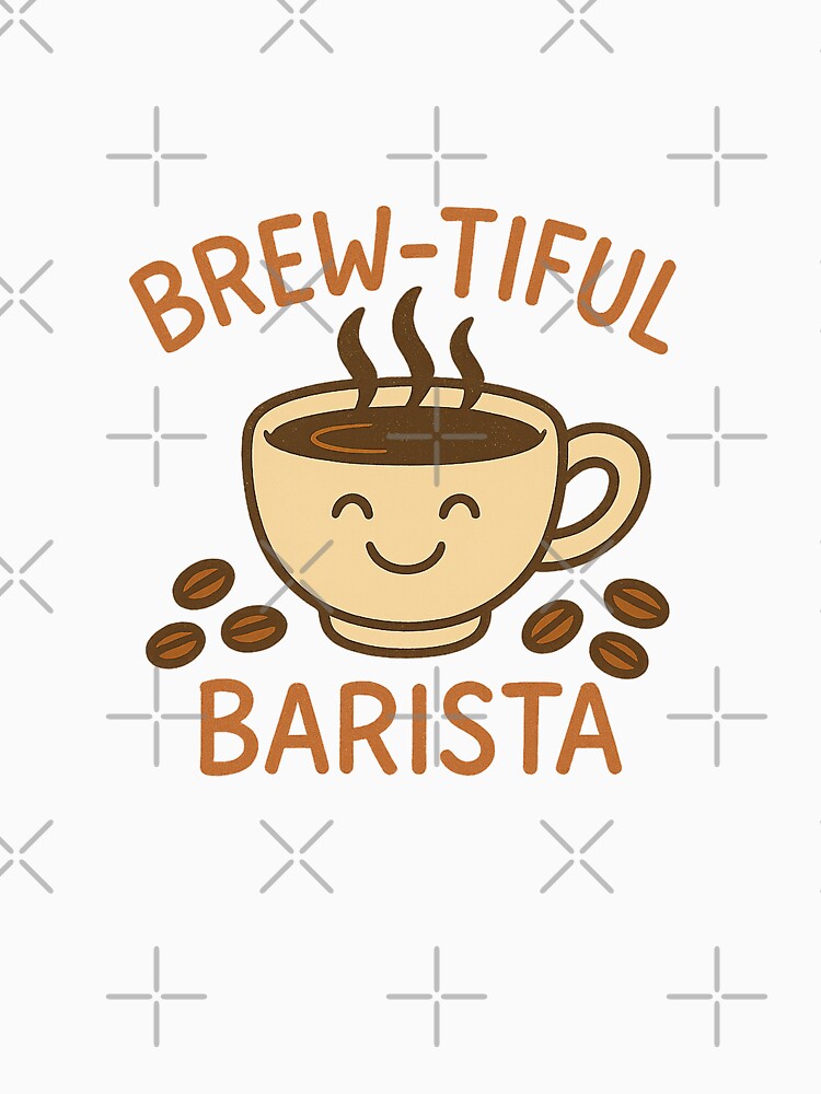 Brew-tiful Barista – Smiling Coffee Cup with Transparent Background by Bratak