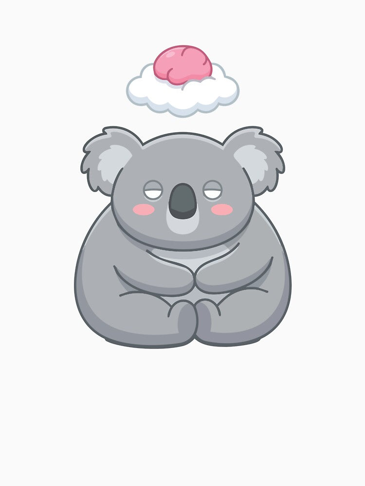 No Thoughts Just Naps Smooth Brain Koala by Petzzz