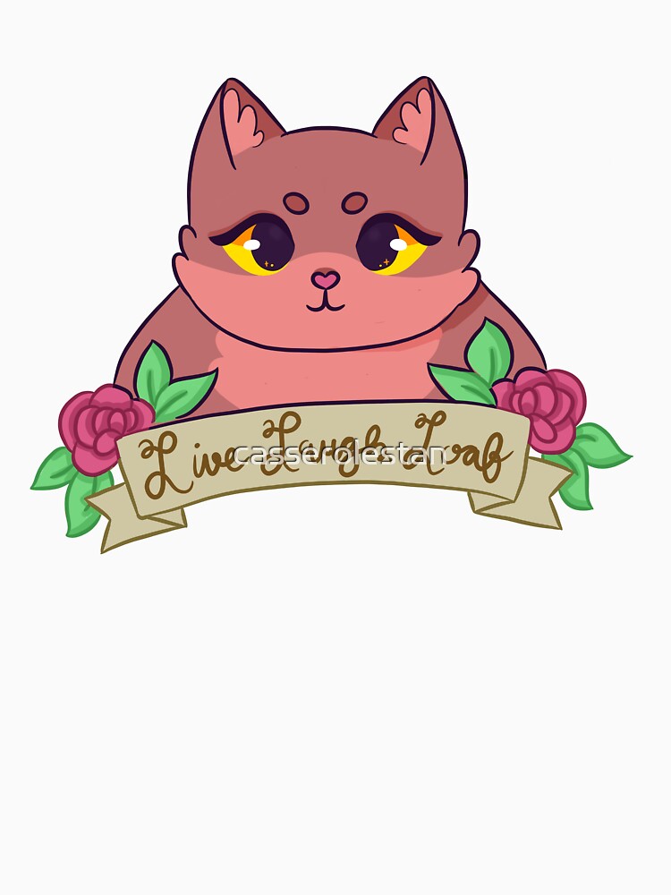 Live Laugh Loaf (Brown Cat) by casserolestan