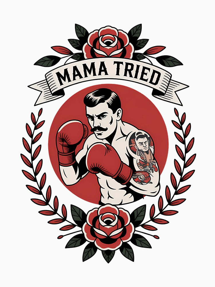 Boxer American Traditional Tattoo Old School Boxing Flash by VENOM0RIOT