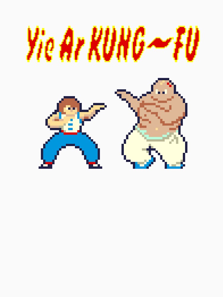 Yie Ar Kung Fu Retro Game by Retr0Tshirts