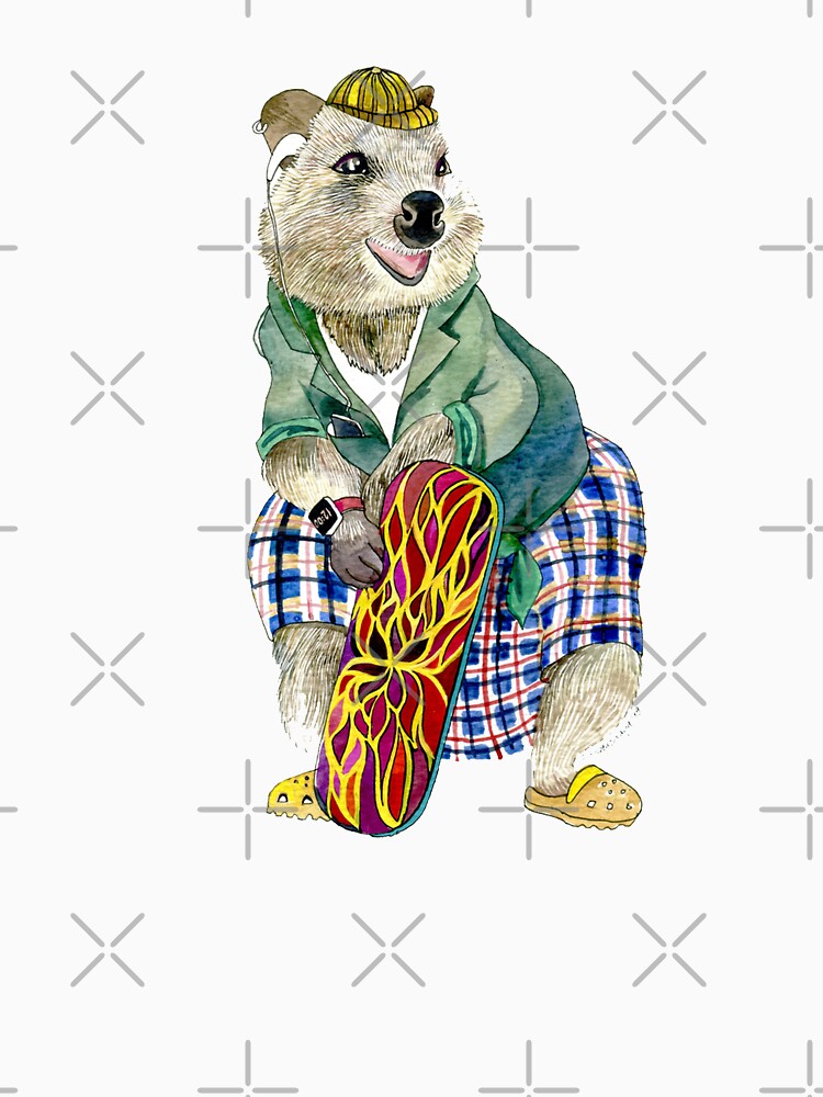 Quokka hipster skater by zanbo