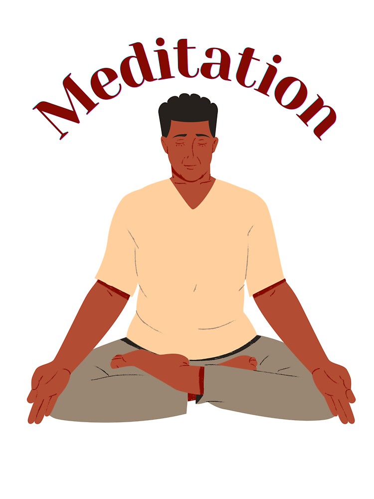 Mindful Zen Meditation Apparel - Premium Soft Cotton Graphic Tee for Yoga & Wellness by Trendora Havlais