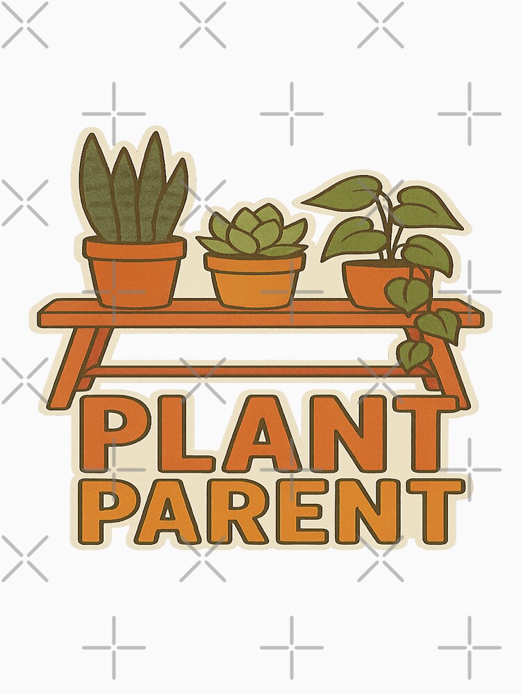 PLANT PARENT STICKER – AESTHETIC HOUSEPLANT LOVER ART by Gurjeetpixelart