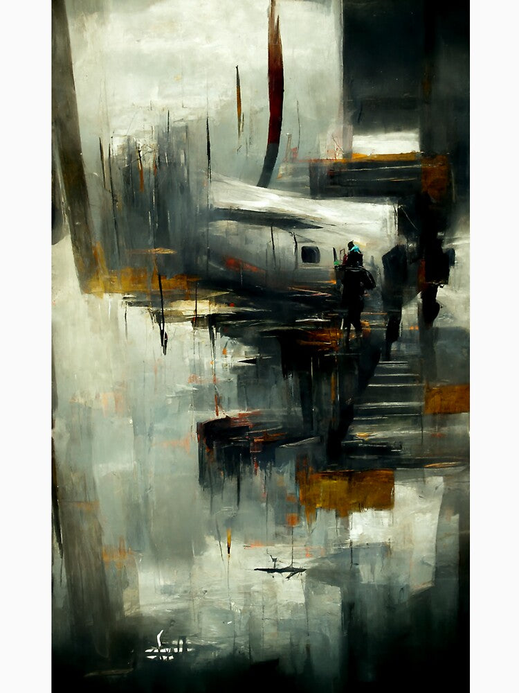 AI Art | Abstract Painting of Quiet Quitting #3 by aiart0711