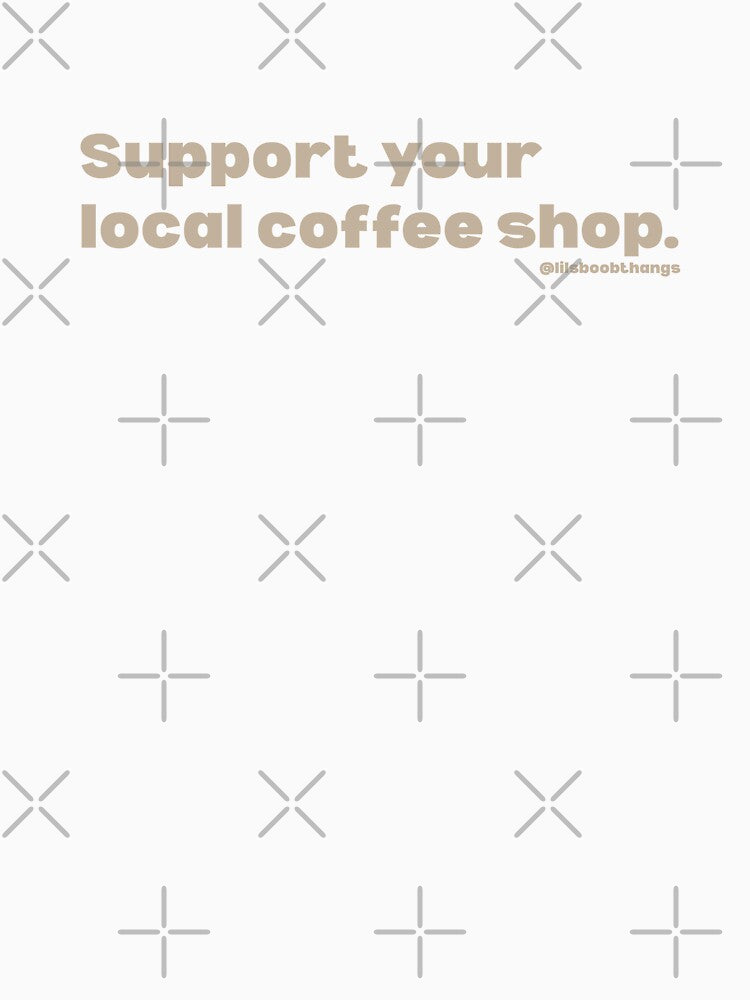 Support your local coffee shop. V4, light brown | @lilsboobthangs by lilsboobthangs