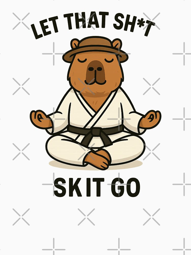 Capybara Karate Zen – Funny Martial Arts Meditation by RetroPop23