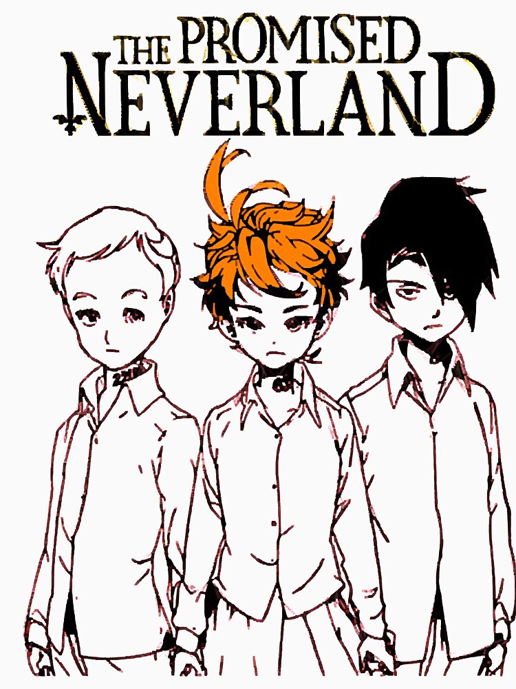 Emma, Norman and Ray The Promised Neverland by nAslan21