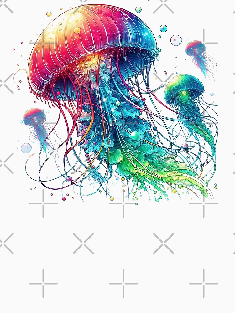 Glowing Jellyfishes by FreshArtFusion