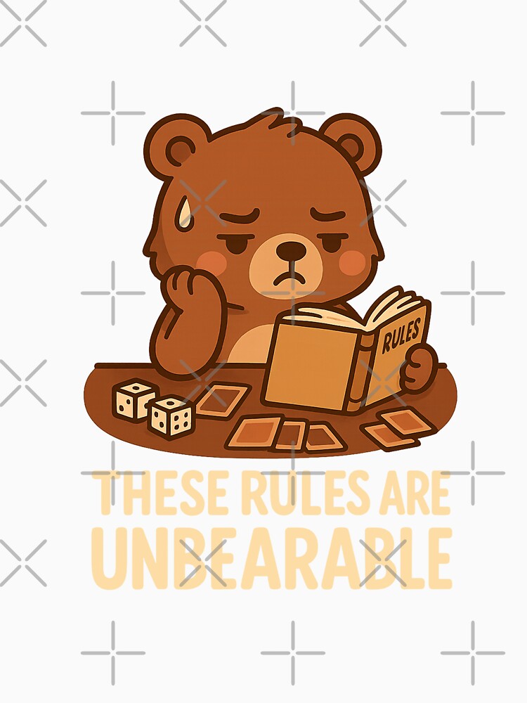 These Rules Are Unbearable - Grumpy Bear Board Game Design by Between Clouds