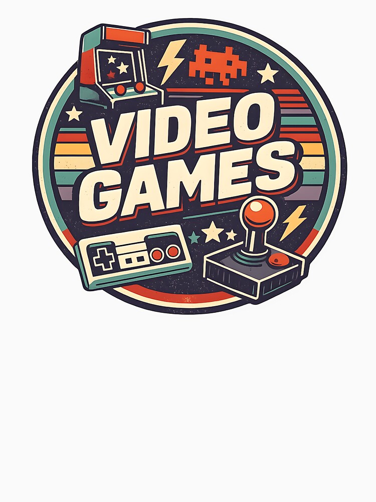 Vintage Video Games – Retro Gaming Logo by Dax Studio