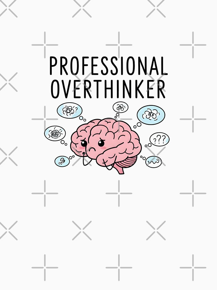 Professional Overthinker – Cute Funny Anxiety Shirt by MofazStyle