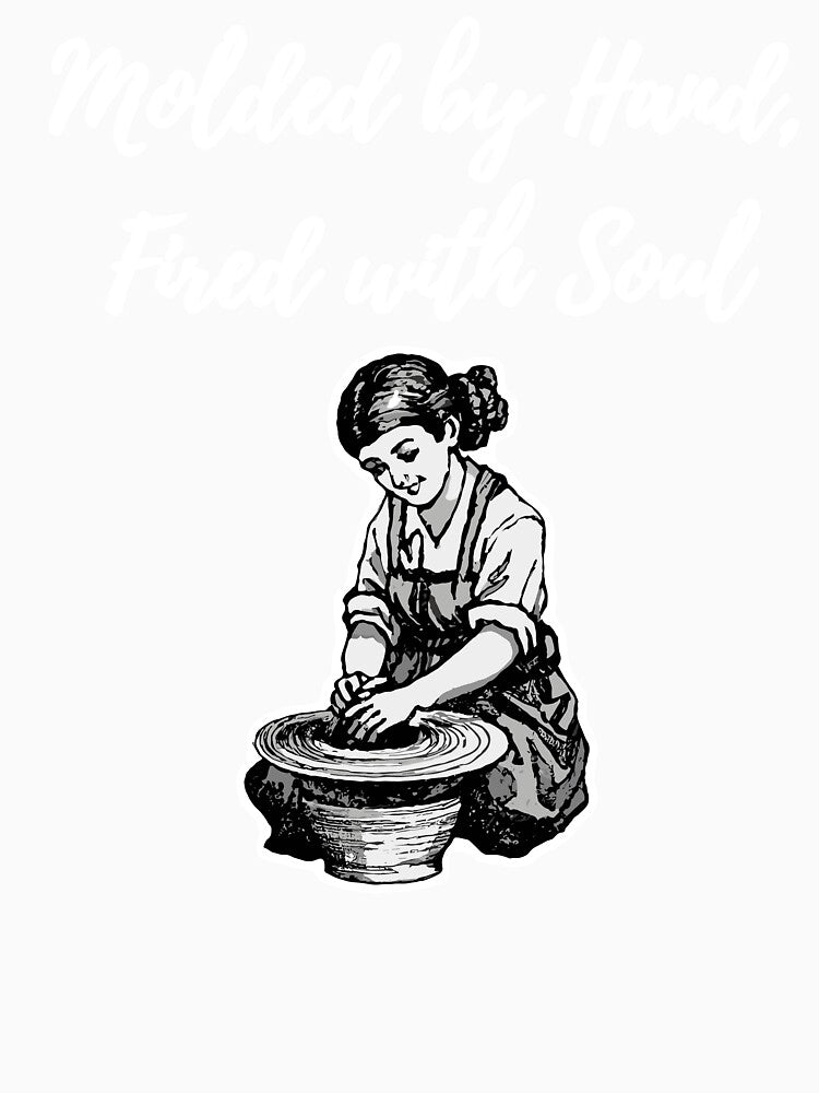 Molded by hand- pottery lovers by FluxAuraTees