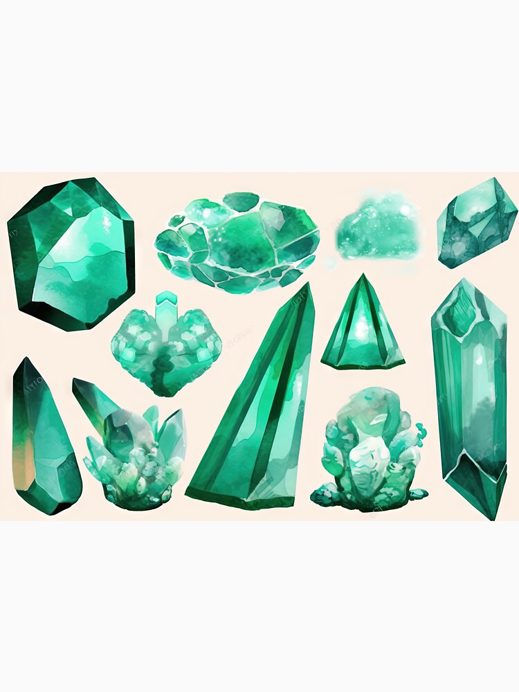 Enchanting Emerald: A Green Crystal Delight by FireScreen