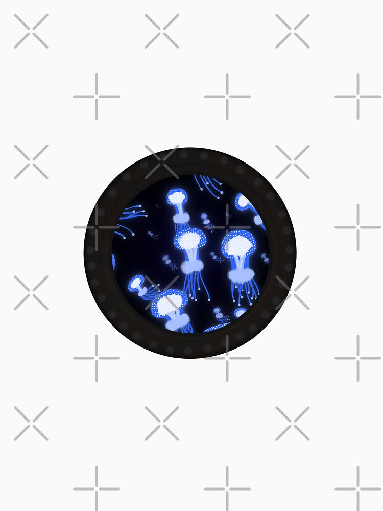Jellyfish nighttime Porthole by BadisOfThemAll