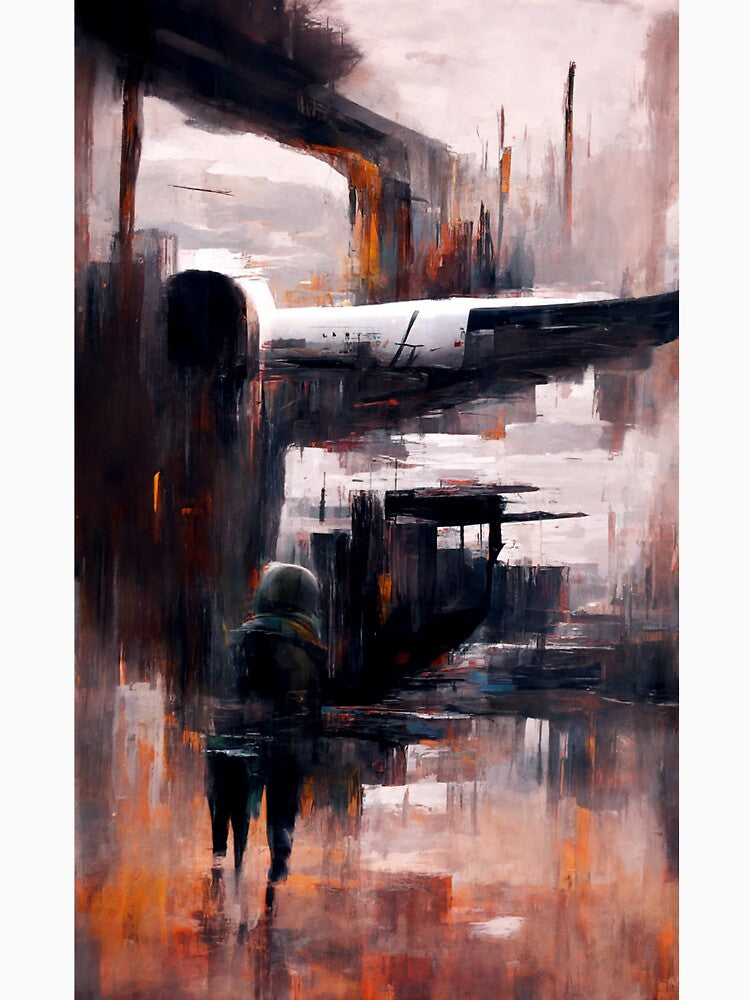 AI Art | Abstract Painting of Quiet Quitting #1 by aiart0711