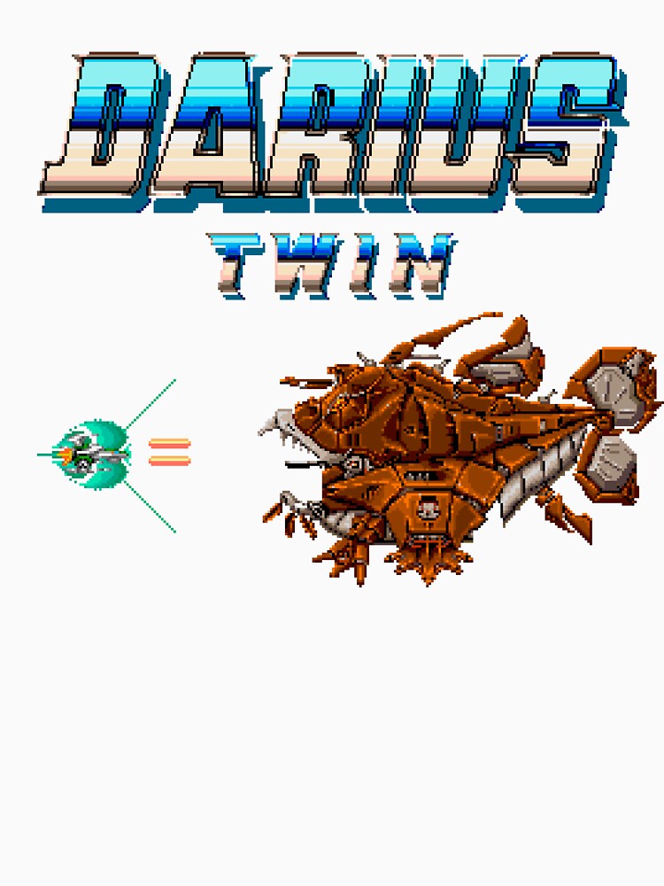 Darius Twin Game Art by Retr0Tshirts