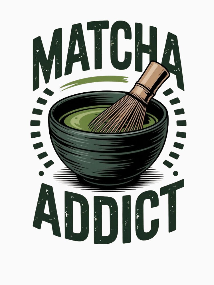Matcha Addict – Green Tea Lover Japanese Matcha Design by shellymope