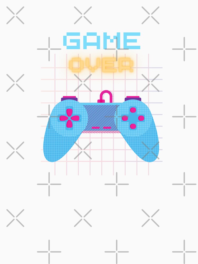 Retro Arcade Game Over: Nostalgic Gamer Design by GoodTripper