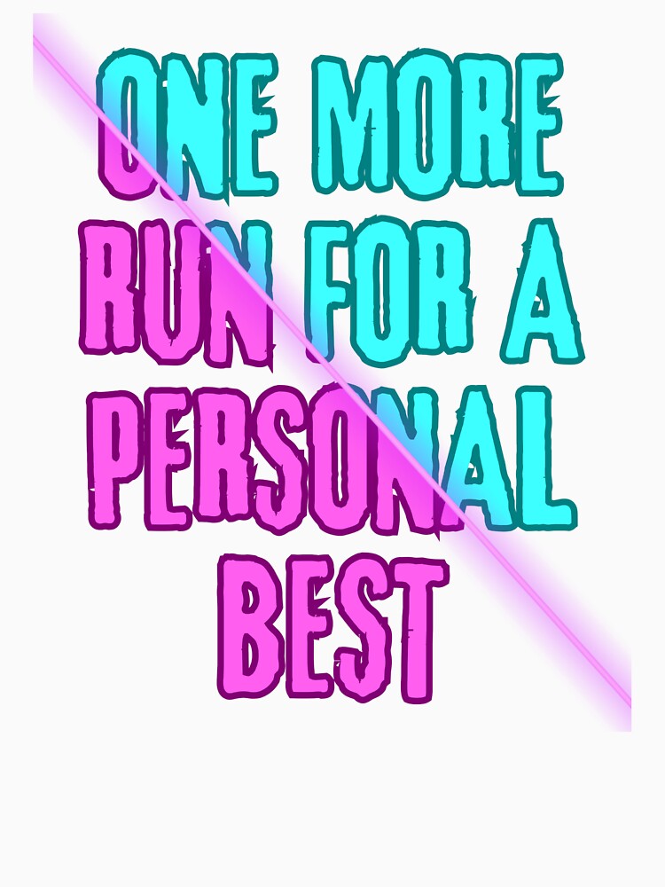 One More Run for a Personal Best – Neon Split Aesthetic Gaming Design by PHRASEandSTYLE