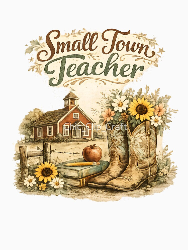 Small Town Teacher Country Classroom Pride by Chic_Clip_Craft