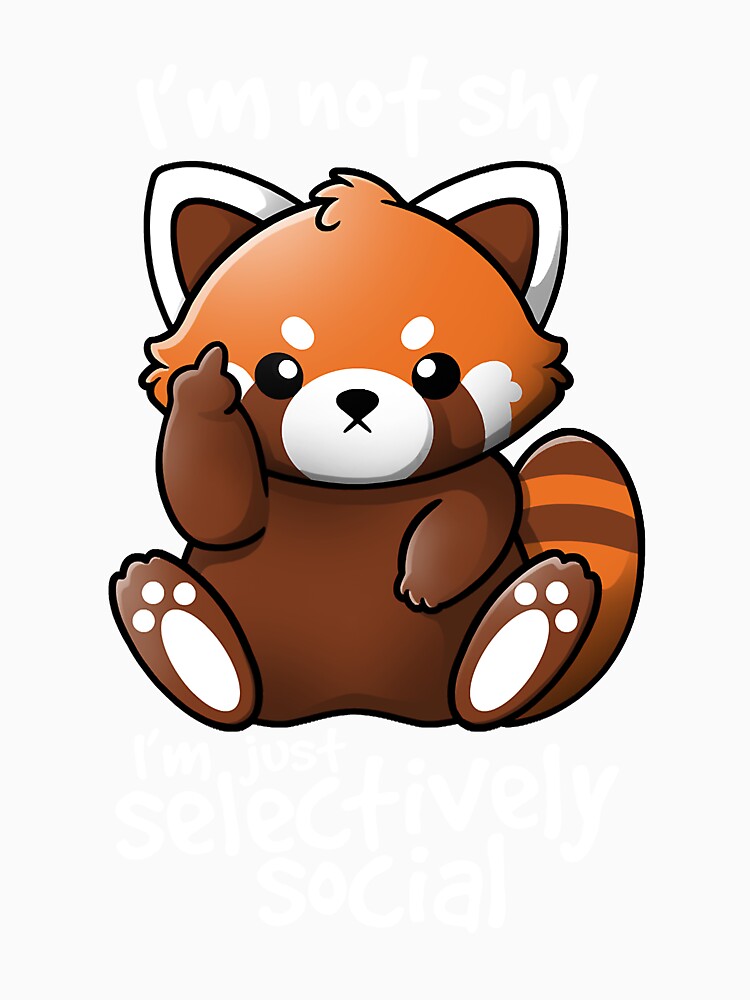 Shy red panda by LeonieEpps