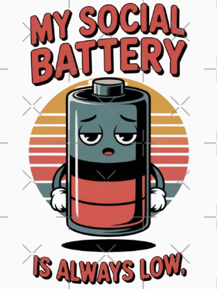 My Social Battery Is Always Low by Azhastor