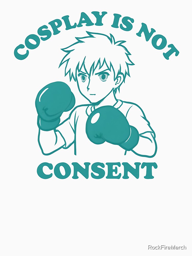 Anime Cosplay Guy With Boxing Gloves – Cosplay Awareness by RockFireMerch