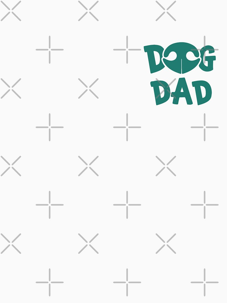 Dog Dad – Proud Pet Parent Design Deep Green by Petals & Paws by Mari