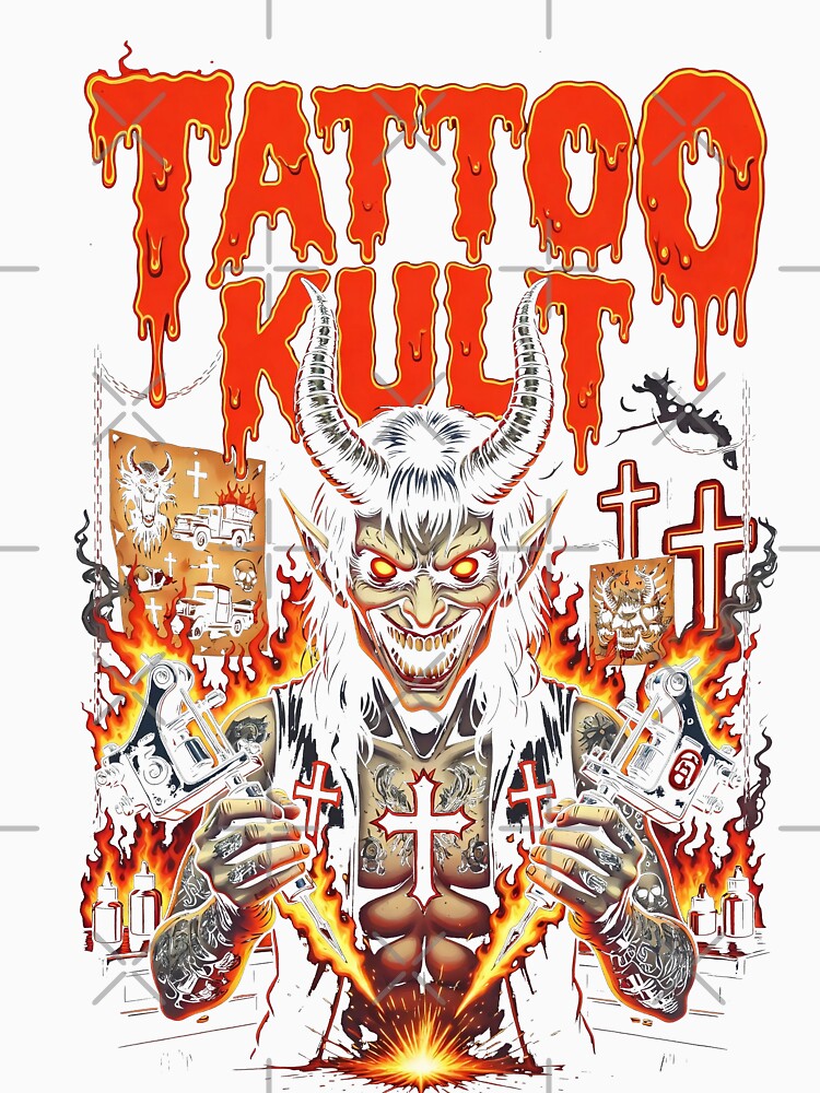 Tattoo Kult - Demon Artist Horror Ink Design by MorbidDreams