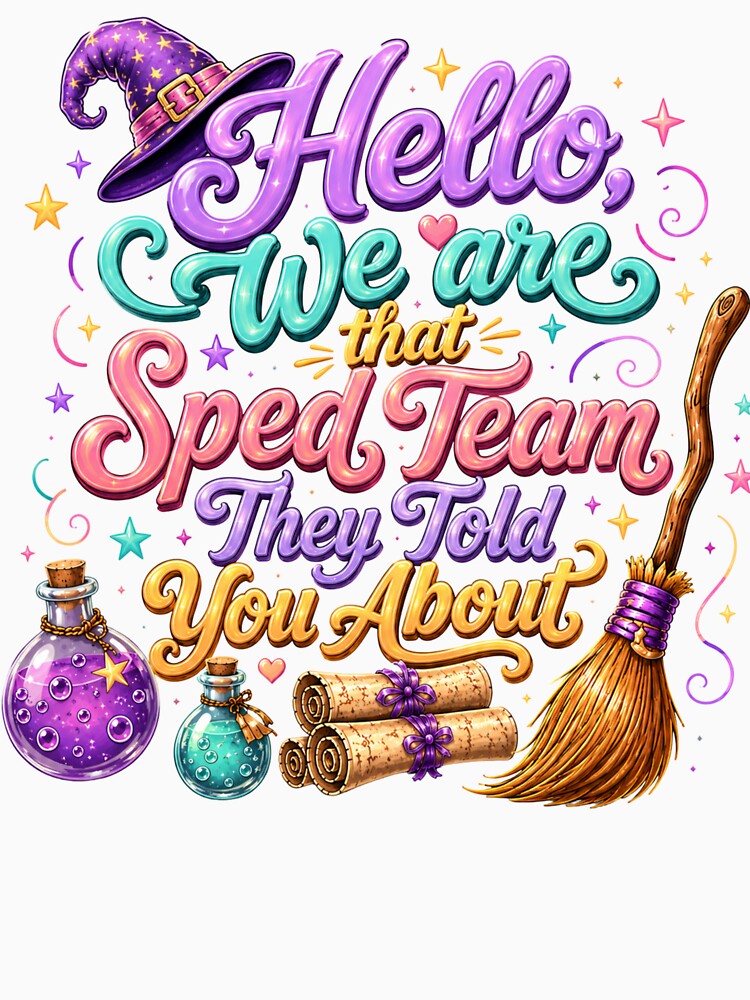 Magical SPED Team Whimsical Retro Aesthetic by axiksa10