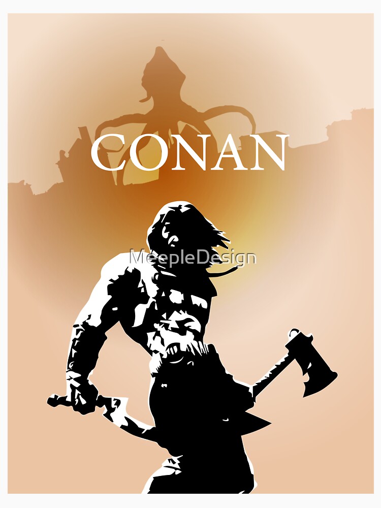 Conan - Board Games Design - Movie Poster Style - Board Game Art by MeepleDesign