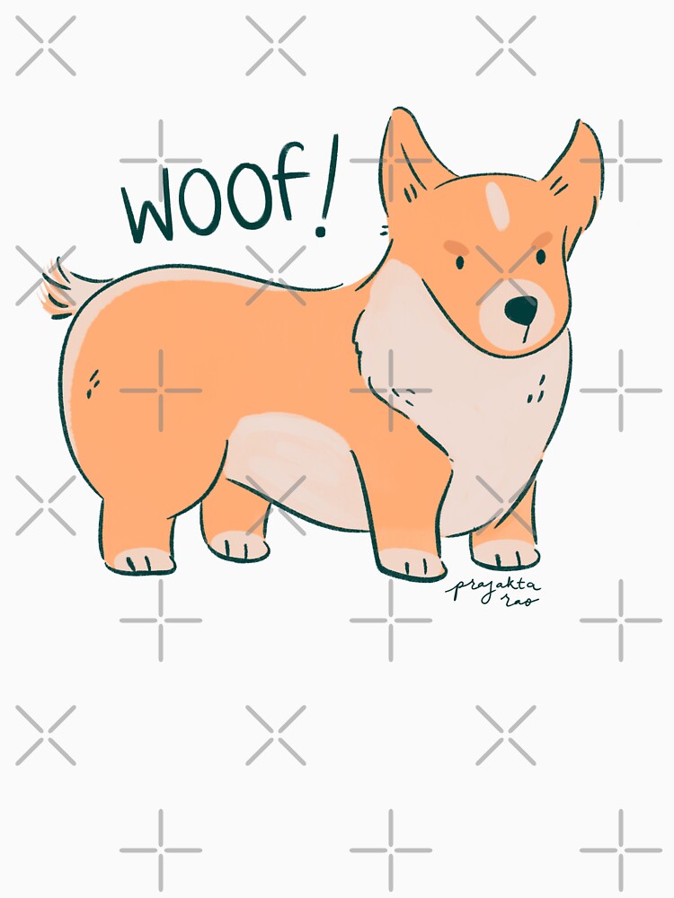 Angry Corgi Puppy Pembroke Welsh Dog by Prajakta  Rao