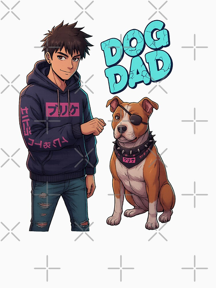 Dog Dad by Red White & WG