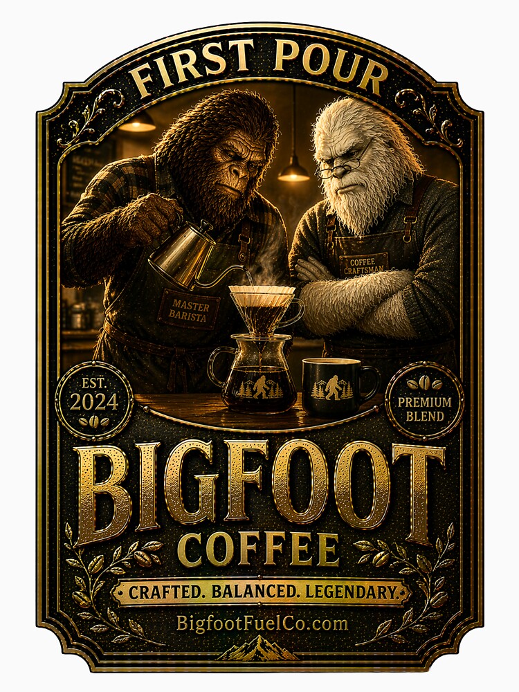 First Pour Bigfoot Coffee by Bigfoot Fuel Co