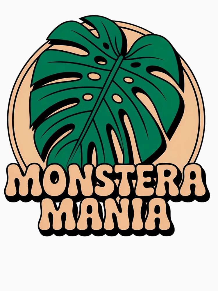 Monstera Mania – Retro Houseplant Lover Design by NO-STUDIO