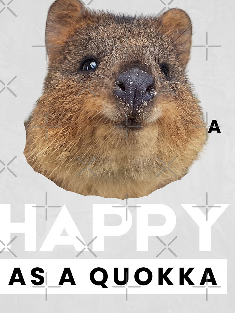 Happy as a quokka. Happy little creature. Rottnest Island Rotto, Western Australia by JellyBeenzz