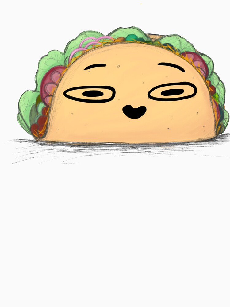 Taco with a funny face by Safawoodsart