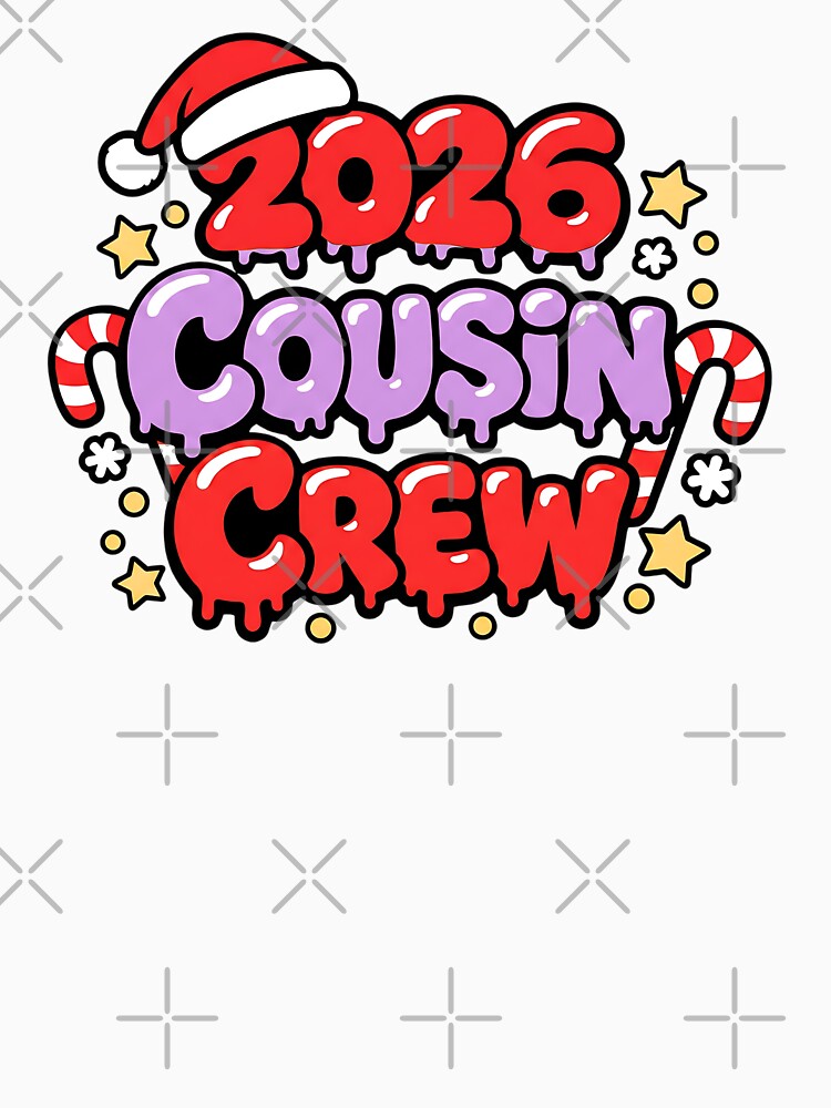 festive cousin crew xmas lights family unity art by ArtDesignTp