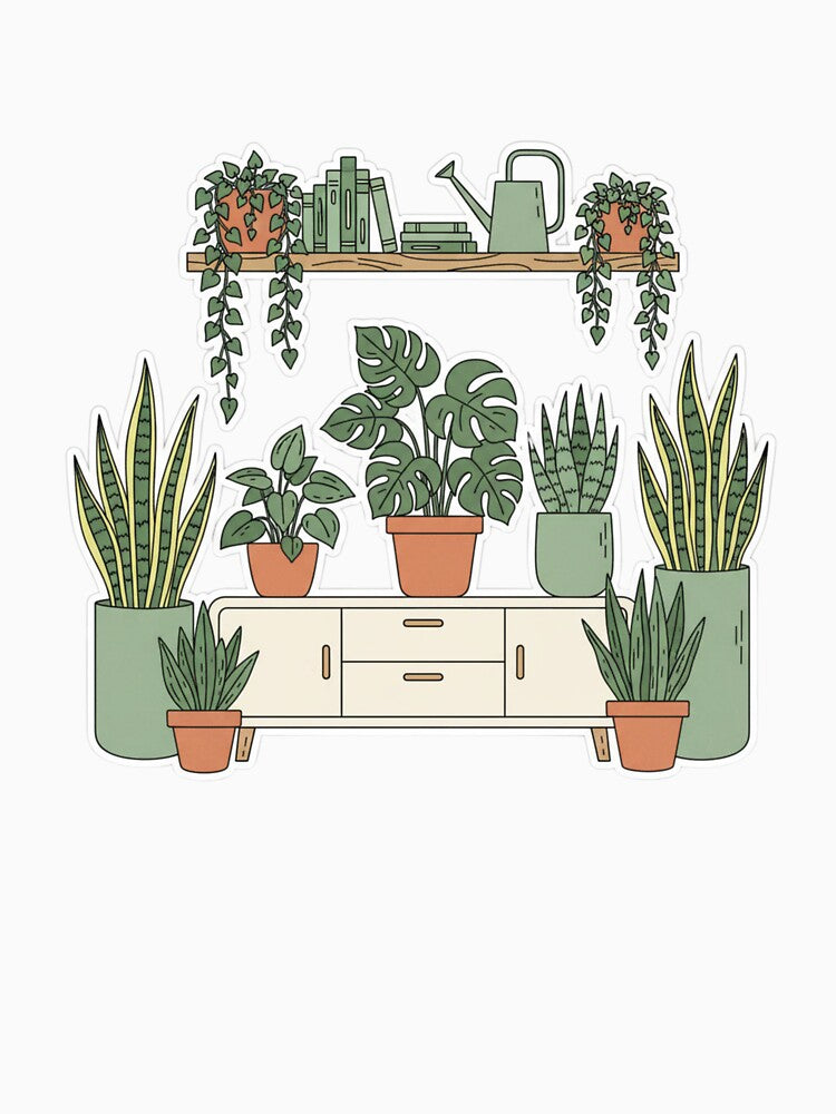 Indoor Jungle Life – Aesthetic Apartment Plant Parent by LaurannaDesign
