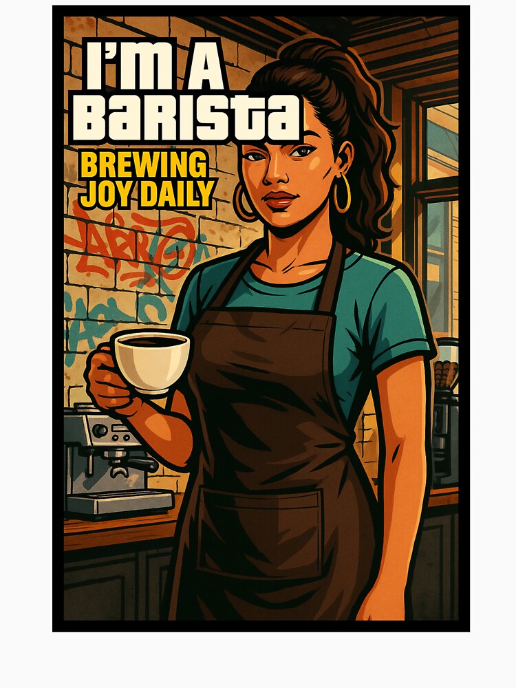 Barista Life – Coffee Lover Illustration by shellymope