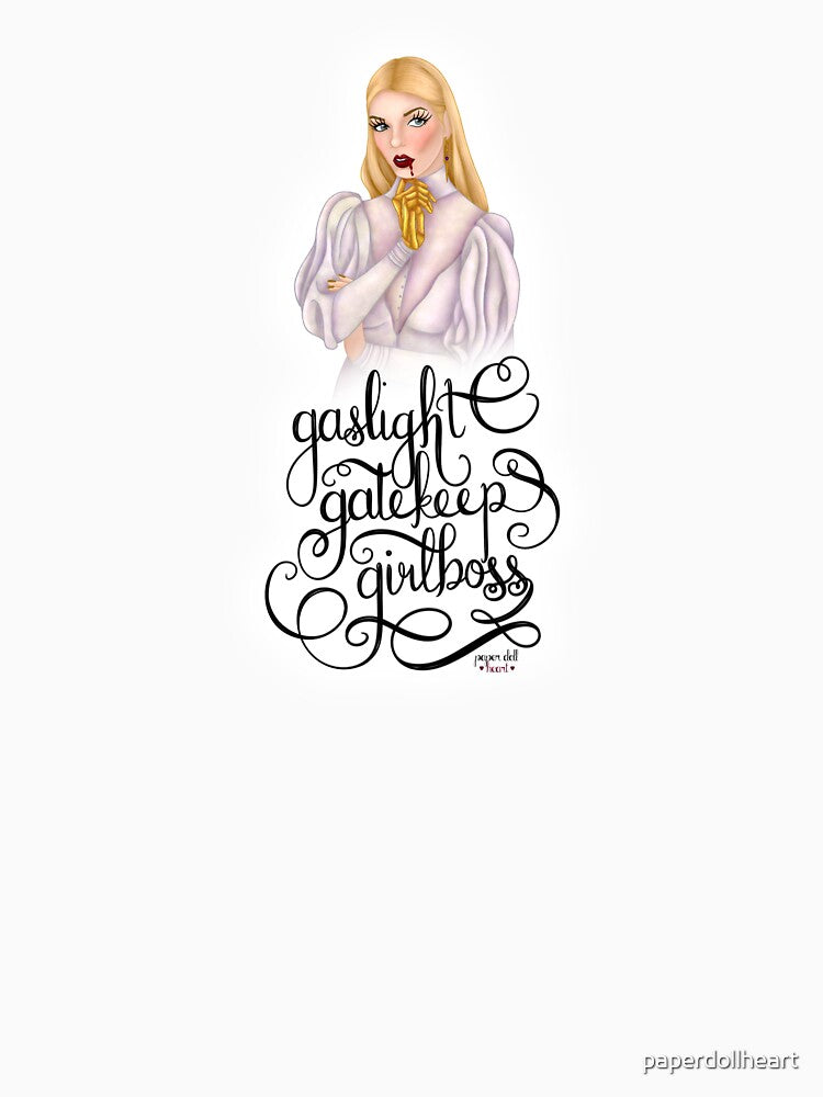 gaslight gatekeep girlboss (ianthe) by paperdollheart