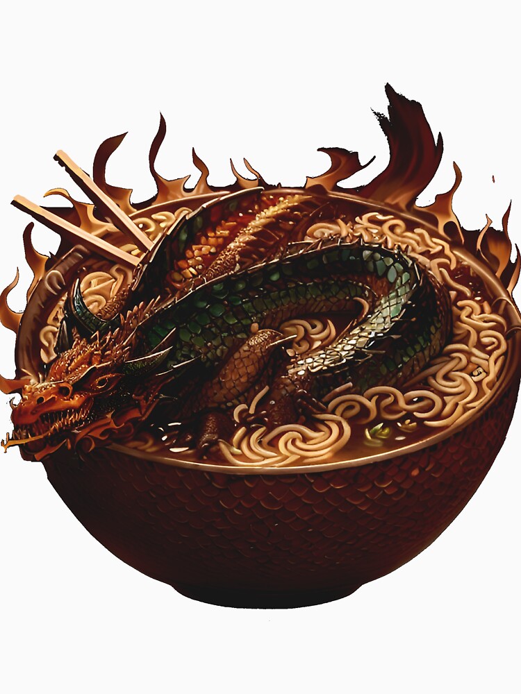 Chinese Dragon Ramen Noodles by HideTheInsanity