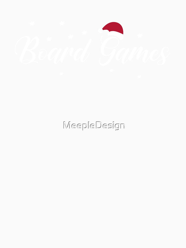 Board Games Christmas Hat - Board Game Design - Gaming Art by MeepleDesign