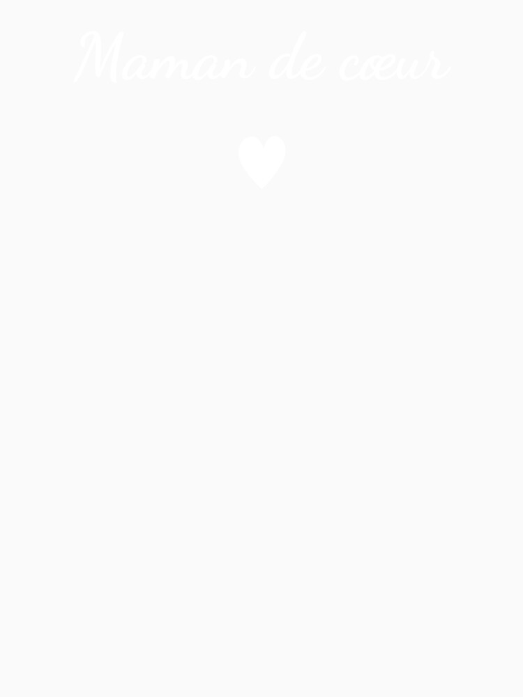 Maman de Coeur - Heart Mom French Script Design by France 27