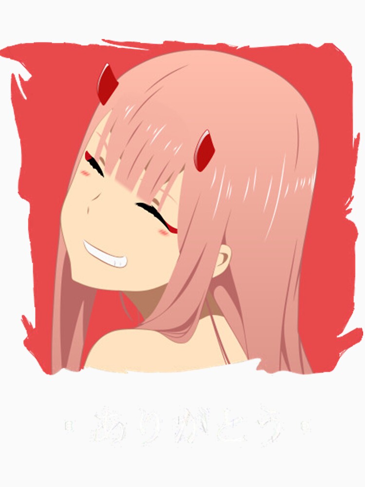 Zero Two from Darling in The Franxx Arigatou | Perfect Gift by sarajuliaka