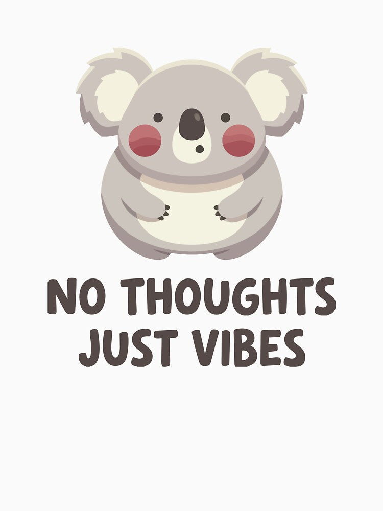 Head Empty No Thoughts Funny Koala Meme by Petzzz