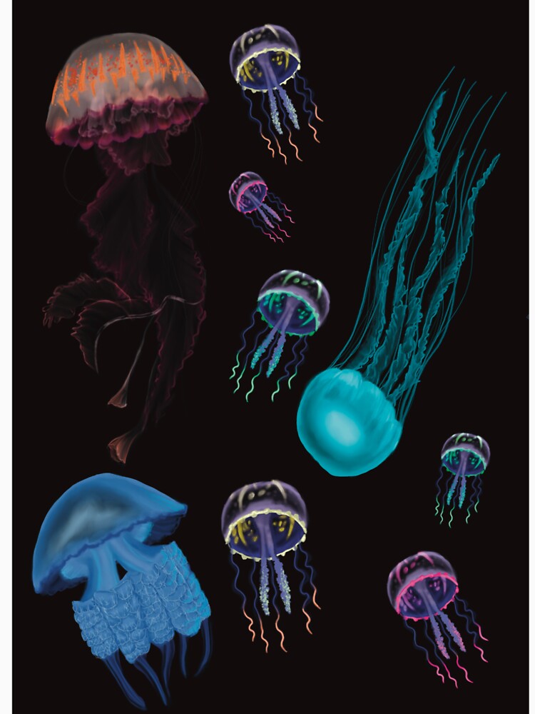 Deep sea Jellies by MissSPEAK